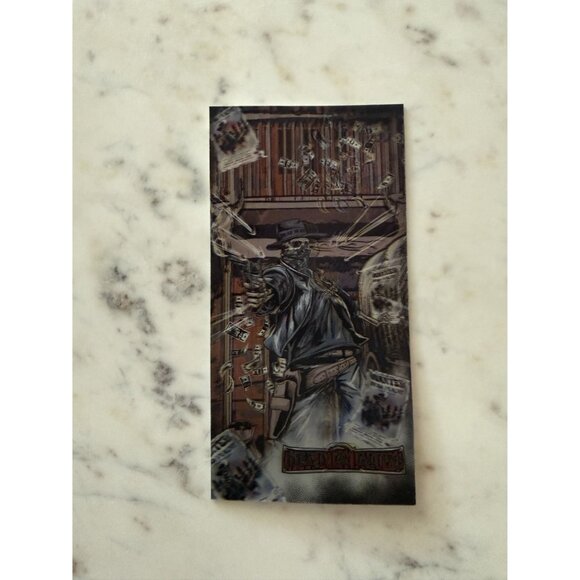 Guapi White Crystal Skeleton Jean Jacket with Silver Detailing Ltd Ed Mens Sz. M - Picture 14 of 14